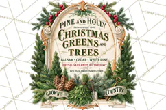 Vintage Christmas Signs PG, Rustic Farmhouse Holiday Sign Product Image 5