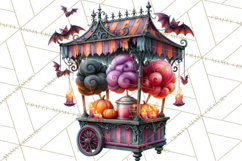 Gothic Halloween Carnival Clipart Haunted Circus PNG Product Image 5