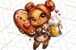 German Christmas Beer Fest Gingerbread PNG Clipart Product Image 5