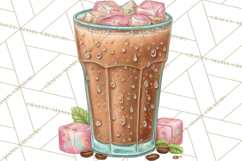 Coffee and Chocolate Clipart PNG Cafe Drinks Dessert Art Product Image 4