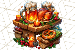 German Christmas Beer Fest Gingerbread PNG Clipart Product Image 2