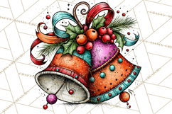 Christmas Wine Night Clipart PNG, Alcohol Christmas Png Product Image 2