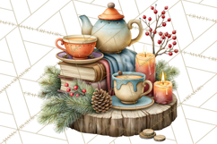 Scandinavian Christmas Market Clipart PNG Illustrations Product Image 2