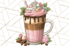 Coffee and Chocolate Clipart PNG Cafe Drinks Dessert Art Product Image 5