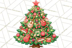 Sports & Occupations Christmas Trees Clipart Product Image 5