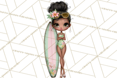 Beach Diva Summer Girls PNG Beach Glam Clipart Product Image 5