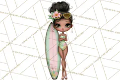 Beach Diva Summer Girls PNG Beach Glam Clipart Product Image 5