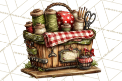 Rustic Homestead Living Clipart | Farm Cabin Png Designs Product Image 5