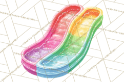 Summer Pool Party Clipart PNG, Rainbow Summer Png Designs Product Image 2