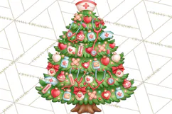 Sports & Occupations Christmas Trees Clipart Product Image 3