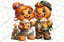 German Christmas Beer Fest Gingerbread PNG Clipart Product Image 4