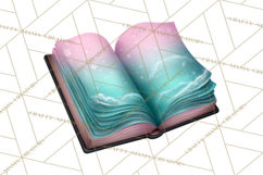 Beach Reading Clipart Coastal Book PNG Graphics Product Image 3