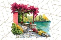 Watercolor Inspirational Landscapes, Sublimation Designs Product Image 3