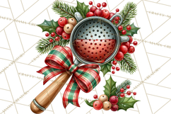 Christmas Cocktail Bar Clipart PNG Elements Product Image 4