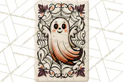 Halloween Mahjong Clipart, Spooky Mahjong Tiles PNG, Gothic Product Image 4