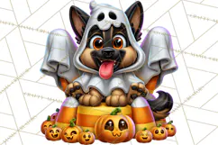 Cute Ghost Dogs And Cats Halloween PNG Clipart Product Image 5
