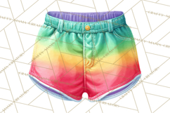 Summer Pool Party Clipart PNG, Rainbow Summer Png Designs Product Image 4