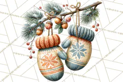 Scandinavian Christmas Market Clipart PNG Illustrations Product Image 5