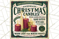 Vintage Christmas Signs PG, Rustic Farmhouse Holiday Sign Product Image 5
