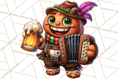German Christmas Beer Fest Gingerbread PNG Clipart Product Image 5