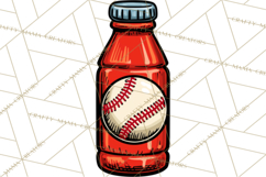Baseball Mom Clipart PNG with Baseball Gear, Baseball Mama Product Image 4