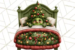 Christmas Bedtime Clipart PNG Product Image 5