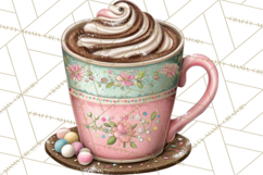 Coffee and Chocolate Clipart PNG Cafe Drinks Dessert Art Product Image 4