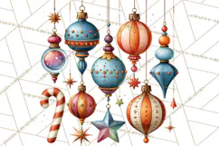 Scandinavian Christmas Market Clipart PNG Illustrations Product Image 2