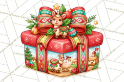 World Christmas Gifts Clipart PNG Product Image 2
