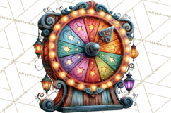 Gothic Halloween Carnival Clipart Haunted Circus PNG Product Image 2
