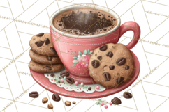 Coffee and Chocolate Clipart PNG Cafe Drinks Dessert Art Product Image 5