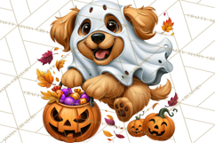 Cute Ghost Dogs And Cats Halloween PNG Clipart Product Image 2