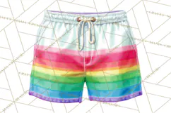Summer Pool Party Clipart PNG, Rainbow Summer Png Designs Product Image 5