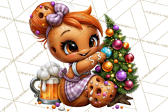 German Christmas Beer Fest Gingerbread PNG Clipart Product Image 4