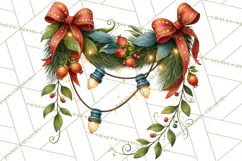 Scandinavian Christmas Market Clipart PNG Illustrations Product Image 4