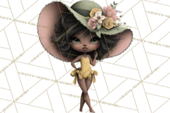 Beach Diva Summer Girls PNG Beach Glam Clipart Product Image 3