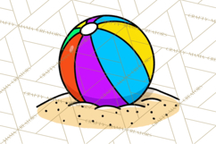 Summer Beach Toys Clipart PNG Graphics Product Image 3
