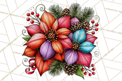 Christmas Wine Night Clipart PNG, Alcohol Christmas Png Product Image 4