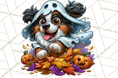 Cute Ghost Dogs And Cats Halloween PNG Clipart Product Image 4