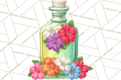 Rainbow Hair Stylist Clipart, Colorful Salon Tools PNG Product Image 2