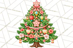 Christmas Tree World Travel Clipart PNG Product Image 3