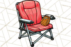 Baseball Mom Clipart PNG with Baseball Gear, Baseball Mama Product Image 2