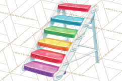 Summer Pool Party Clipart PNG, Rainbow Summer Png Designs Product Image 2