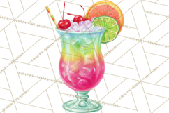 Summer Pool Party Clipart PNG, Rainbow Summer Png Designs Product Image 3