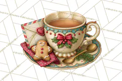Christmas Mailroom Clipart, North Pole Santa Mail PNG Product Image 4
