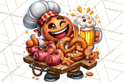 German Christmas Beer Fest Gingerbread PNG Clipart Product Image 4