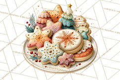 Scandinavian Christmas Market Clipart PNG Illustrations Product Image 4