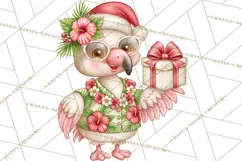 Christmas Characters PNG, Tropical Christmas Clipart Product Image 4