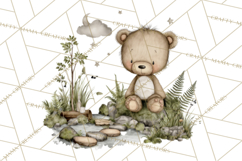 Pacific Northwest Teddy Bear Woodland Clipart Product Image 3