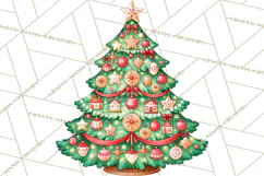 Christmas Tree World Travel Clipart PNG Product Image 4